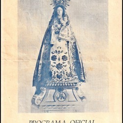 08-Lanestosa - Portada del programa oficial de Las Nieves de 1954